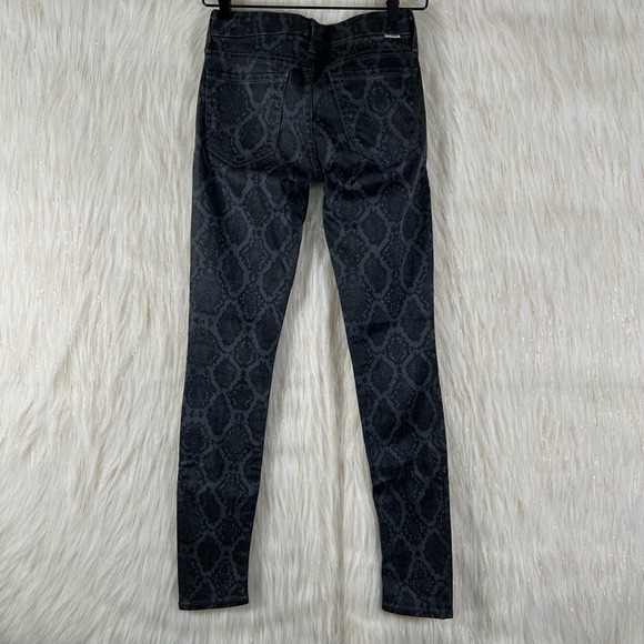 Mother The Looker Jeans A Kingdom Of Dreams Snake Print Low Rise Womens Size 24 - Picture 5 of 11